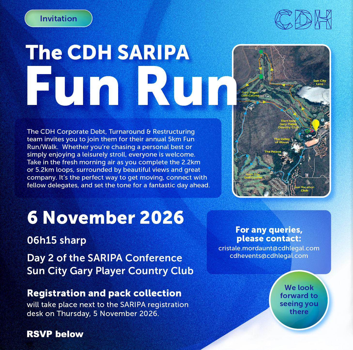 CDH Fun Run on 6 November 2026