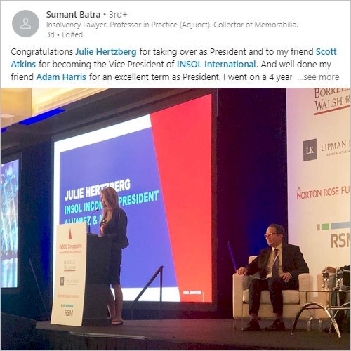 2019 Insol Conference Singapore